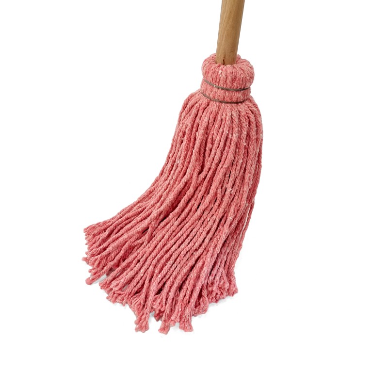 Perinteinen massiivipuun kahva märkä mop